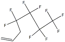 4,4,5,5,6,6,7,7,7-Nonafluoro-1-heptene Struktur