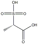 [S,(-)]-2-Sulfopropionic acid Struktur