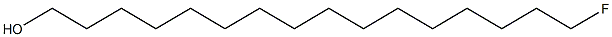 16-Fluoro-1-hexadecanol Struktur