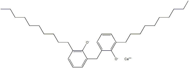 Calcium 2,2'-methylenebis(6-decylphenoxide) Struktur