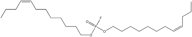 Fluoridophosphoric acid bis[(Z)-8-dodecenyl] ester Struktur