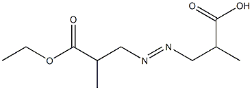 3,3'-Azobis(2-methylpropionic acid ethyl) ester Struktur