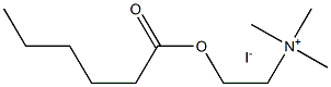 Hexanoylcholine iodide Struktur