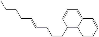 1-(4-Nonenyl)naphthalene Struktur