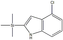 2-Trimethylsilyl-4-chloro-1H-indole Struktur