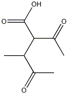 2,3-Diacetylbutyric acid Struktur