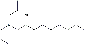 1-Dipropylamino-2-nonanol Struktur