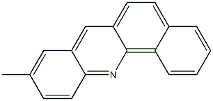 9-Methylbenz[c]acridine Struktur