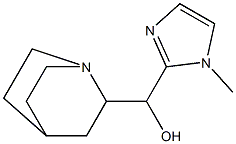 (Quinuclidin-2-yl)(1-methyl-1H-imidazol-2-yl)methanol Struktur