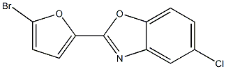 5-Chloro-2-(5-bromofuran-2-yl)benzoxazole Struktur