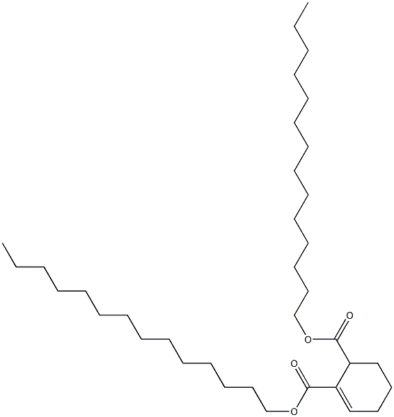 1-Cyclohexene-2,3-dicarboxylic acid ditetradecyl ester Struktur