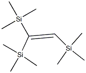 1,1,2-Tris(trimethylsilyl)ethene Struktur