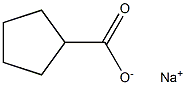 Cyclopentanecarboxylic acid sodium salt Struktur