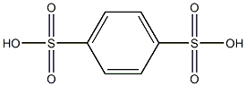 1,4-Benzenedisulfonic acid Struktur