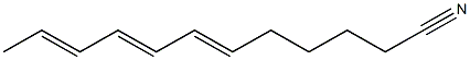 6,8,10-Dodecatrienenitrile Struktur