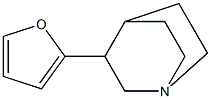 3-(2-Furanyl)quinuclidine Struktur