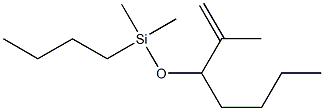 3-(Butyldimethylsiloxy)-2-methyleneheptane Struktur