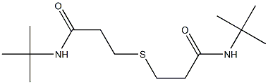 3,3'-Thiobis(N-tert-butylpropionamide) Struktur