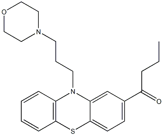 1-[10-(3-Morpholinopropyl)-10H-phenothiazin-2-yl]-1-butanone Struktur