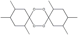 1,3,4,10,12,13-Hexamethyl-7,8,15,16-tetraoxadispiro[5.2.5.2]hexadecane Struktur