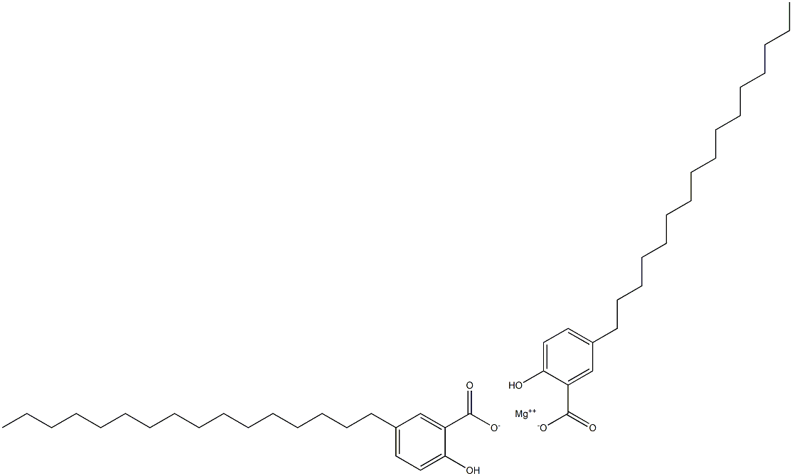 Bis(5-hexadecylsalicylic acid)magnesium salt Struktur