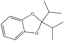 2,2-Diisopropyl-1,3-benzodioxole Struktur