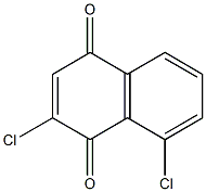 2,8-Dichloro-1,4-naphthoquinone Struktur