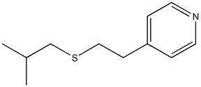 4-(2-Isobutylthioethyl)pyridine Struktur