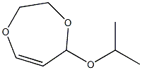 2,3-Dihydro-5-isopropoxy-5H-1,4-dioxepin Struktur