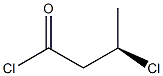 [R,(-)]-3-Chlorobutyric acid chloride Struktur