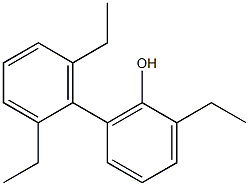 2-Ethyl-6-(2,6-diethylphenyl)phenol Struktur