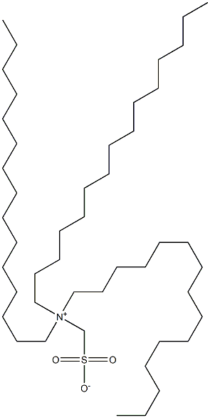 N,N-Dipentadecyl-N-sulfonatomethyl-1-pentadecanaminium Struktur