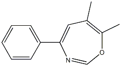 6,7-Dimethyl-4-phenyl 1,3-oxazepine Struktur