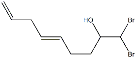 1,1-Dibromo-5,8-nonadien-2-ol Struktur