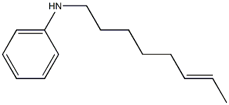 N-(6-Octenyl)aniline Struktur