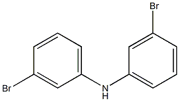 Bis(3-bromophenyl)amine Struktur