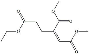 2-(2-Ethoxycarbonylethyl)maleic acid dimethyl ester Struktur