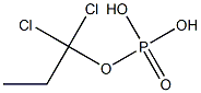 Phosphoric acid dihydrogen (1,1-dichloropropyl) ester Struktur