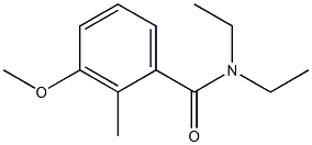 N,N-Diethyl-2-methyl-3-methoxybenzamide Struktur