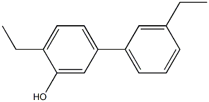 5-(3-Ethylphenyl)-2-ethylphenol Struktur