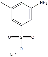 3-Amino-5-methylbenzenesulfonic acid sodium salt Struktur