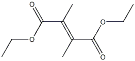 2,3-Dimethylfumaric acid diethyl ester Struktur