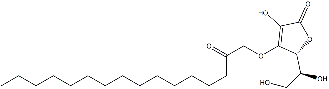 3-O-(2-Oxohexadecyl)-L-ascorbic acid Struktur