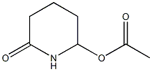 6-Acetyloxypiperidin-2-one Struktur