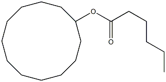 Cyclododecanol hexanoate Struktur