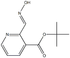 2-[(Hydroxyimino)methyl]pyridine-3-carboxylic acid tert-butyl ester Struktur