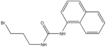 1-(3-Bromopropyl)-3-(1-naphtyl)urea Struktur