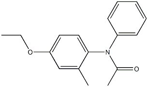 N-Acetyl-N-(4-ethoxy-2-methylphenyl)aniline Struktur