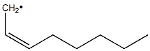(2Z)-2-Octenyl radical Struktur