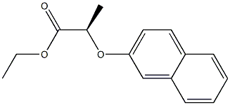 [R,(+)]-2-(2-Naphtyloxy)propionic acid ethyl ester Struktur